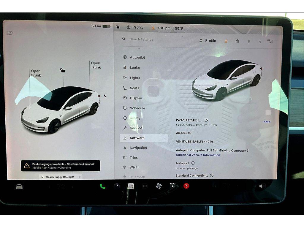 used 2020 Tesla Model 3 car, priced at $22,327