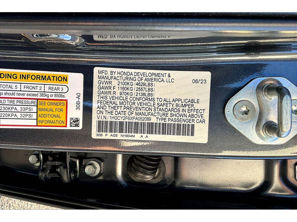 used 2023 Honda Accord Hybrid car, priced at $26,216
