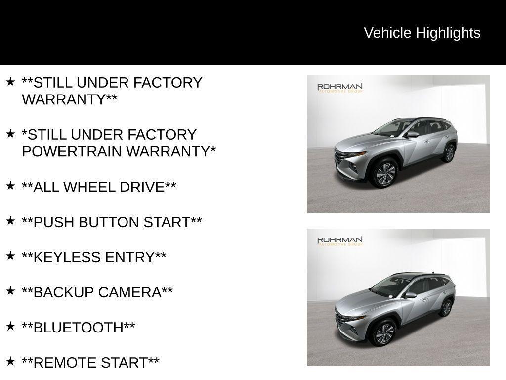 used 2022 Hyundai TUCSON Hybrid car, priced at $25,295