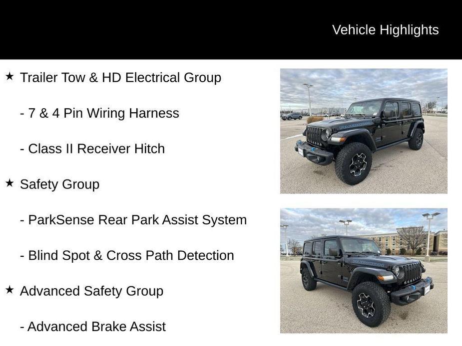 used 2021 Jeep Wrangler Unlimited 4xe car, priced at $33,498