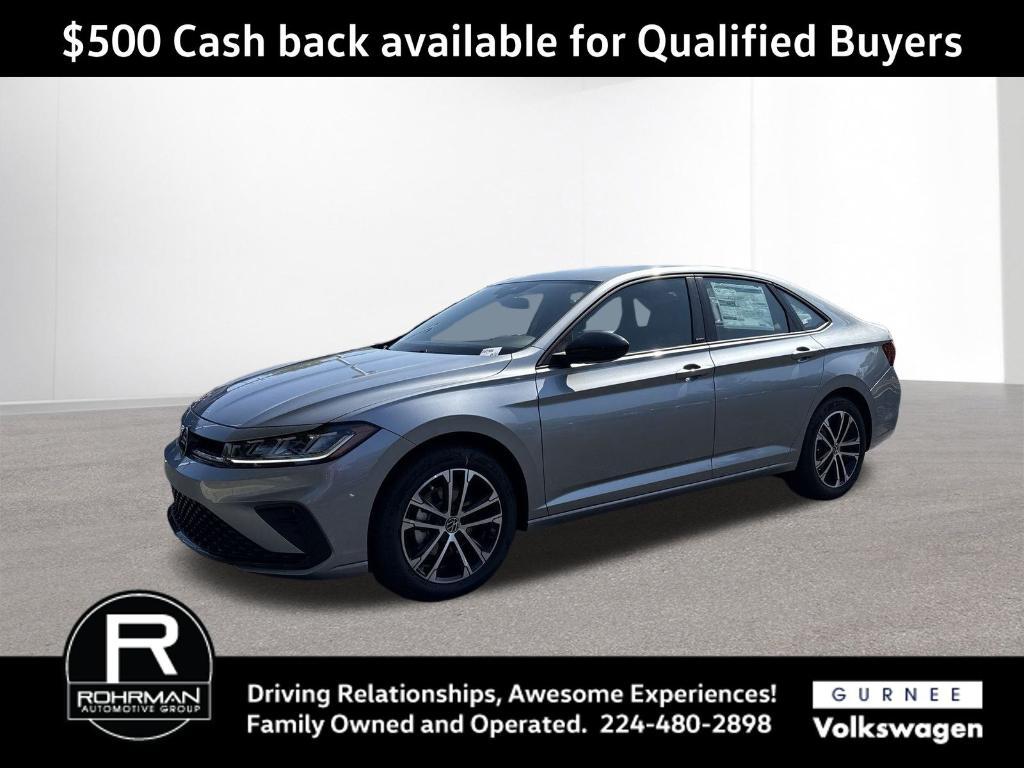 new 2025 Volkswagen Jetta car, priced at $25,027
