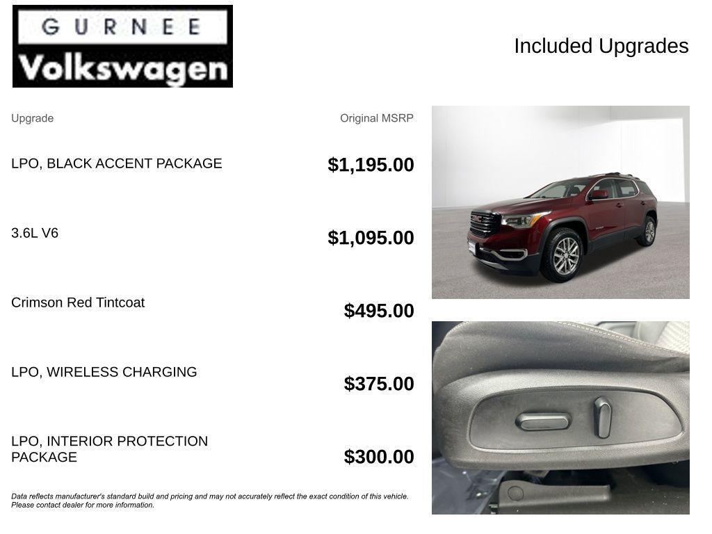 used 2018 GMC Acadia car, priced at $16,995