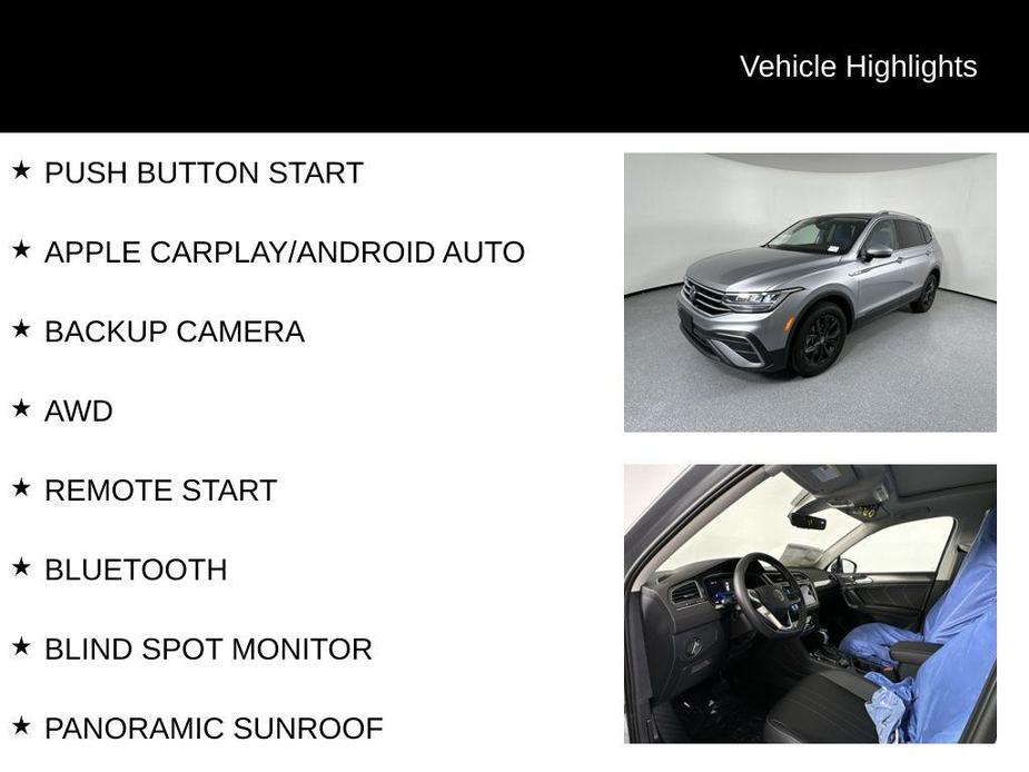 new 2024 Volkswagen Tiguan car, priced at $26,995