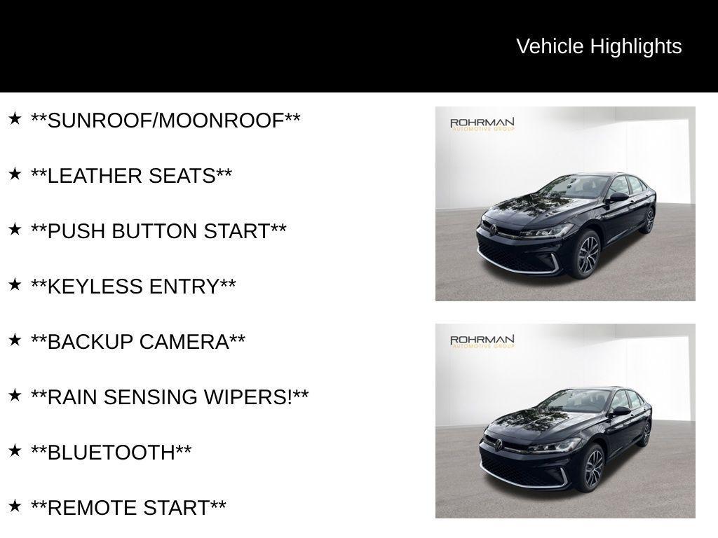new 2025 Volkswagen Jetta car, priced at $27,757