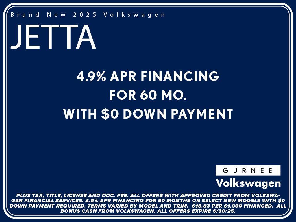 new 2025 Volkswagen Jetta car, priced at $27,757