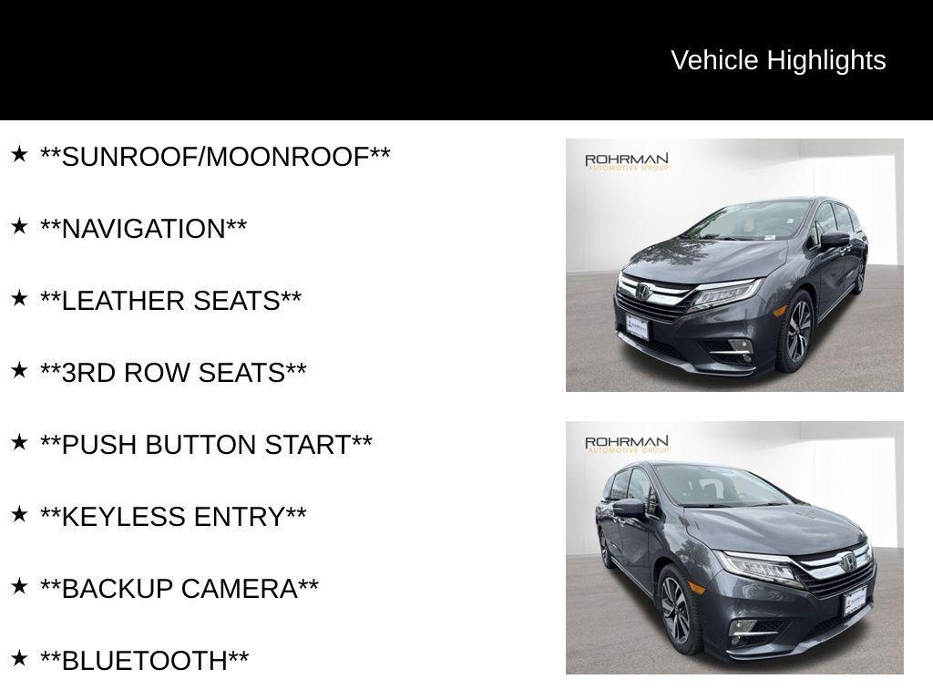 used 2018 Honda Odyssey car, priced at $22,464