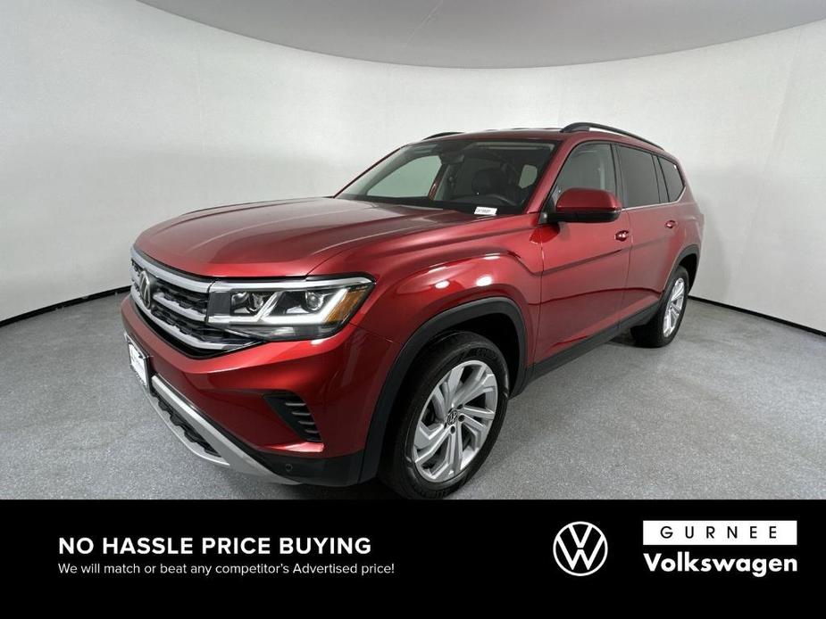 used 2021 Volkswagen Atlas car, priced at $22,976