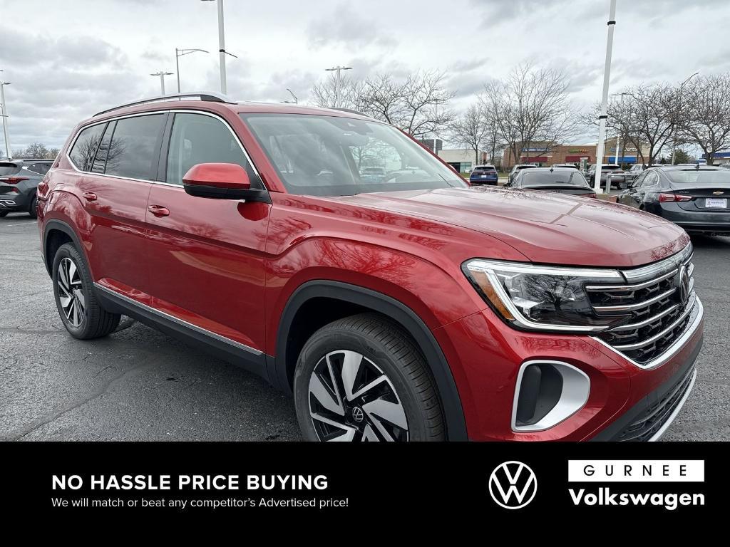 new 2025 Volkswagen Atlas car, priced at $44,009