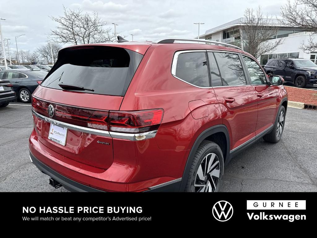 new 2025 Volkswagen Atlas car, priced at $47,009