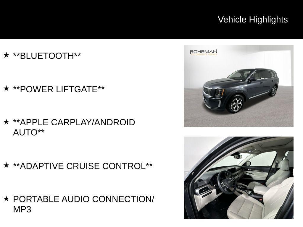 used 2020 Kia Telluride car, priced at $22,167
