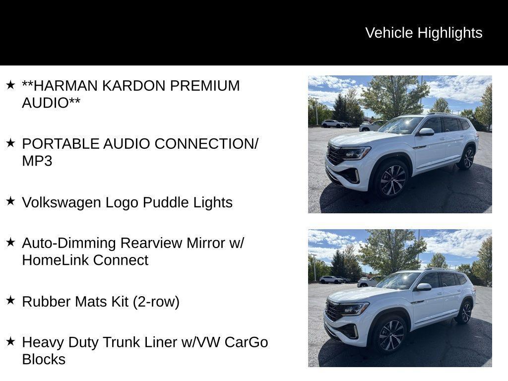 new 2025 Volkswagen Atlas car, priced at $48,848