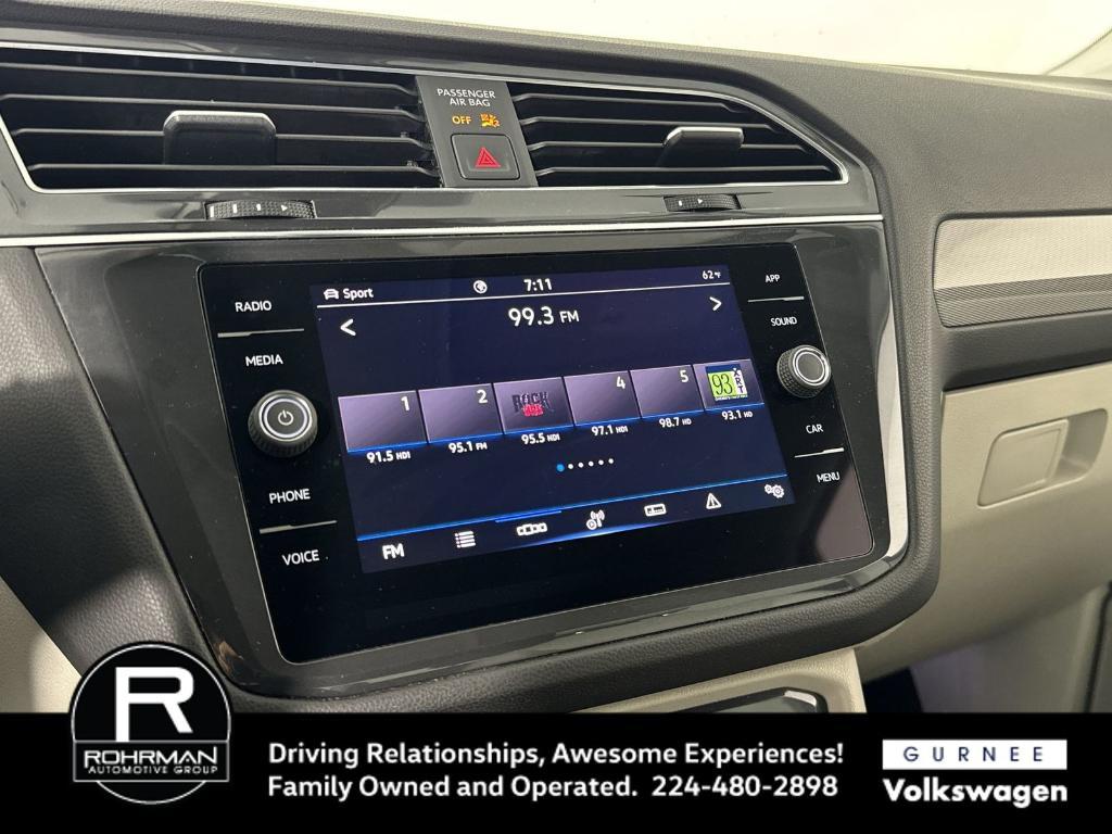 used 2022 Volkswagen Tiguan car, priced at $19,743