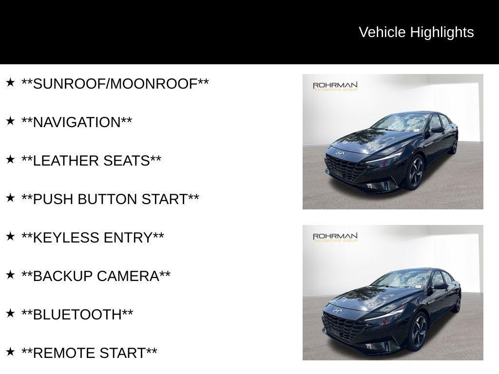 used 2023 Hyundai ELANTRA HEV car, priced at $19,815