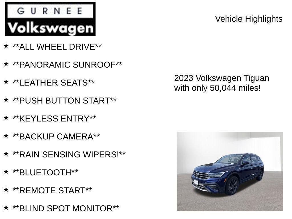 used 2023 Volkswagen Tiguan car, priced at $22,445