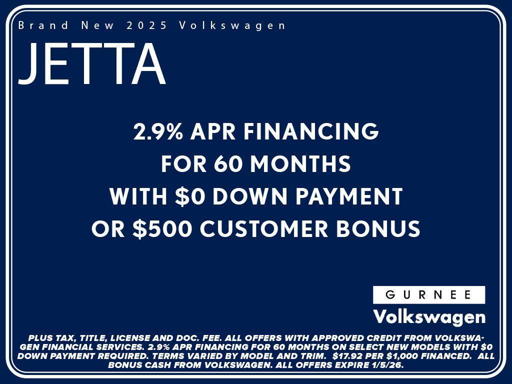 new 2025 Volkswagen Jetta car, priced at $20,956