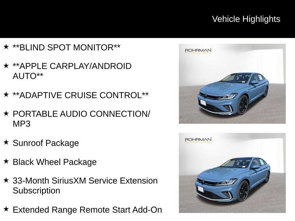 new 2025 Volkswagen Jetta car, priced at $28,183