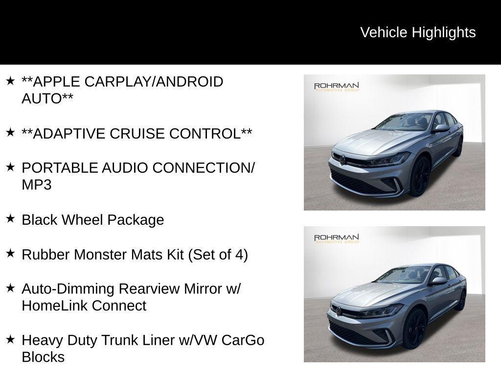new 2025 Volkswagen Jetta car, priced at $26,901