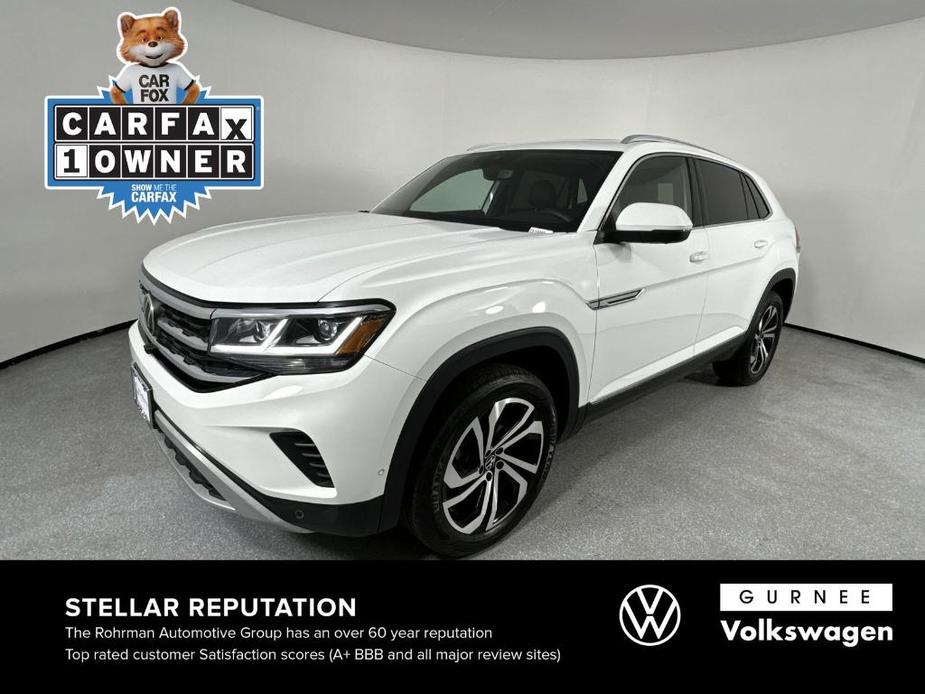 used 2021 Volkswagen Atlas Cross Sport car, priced at $27,495