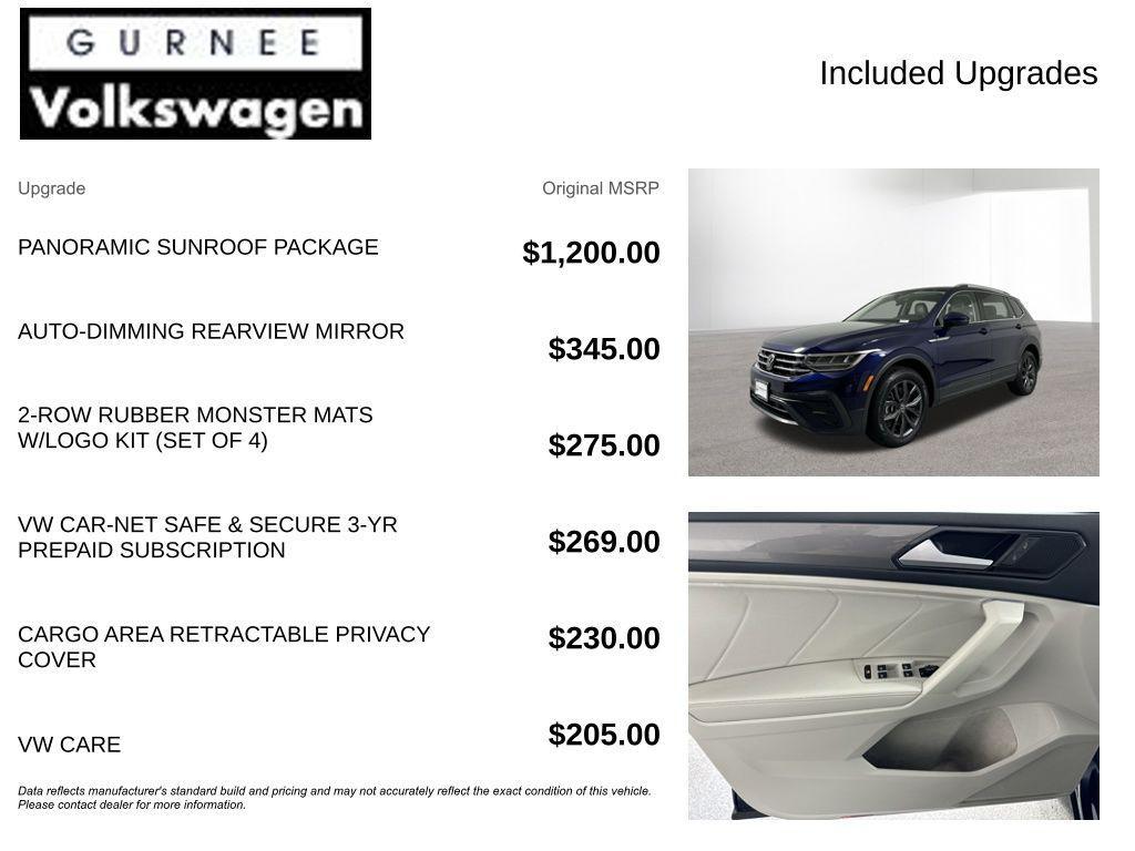 used 2022 Volkswagen Tiguan car, priced at $21,497