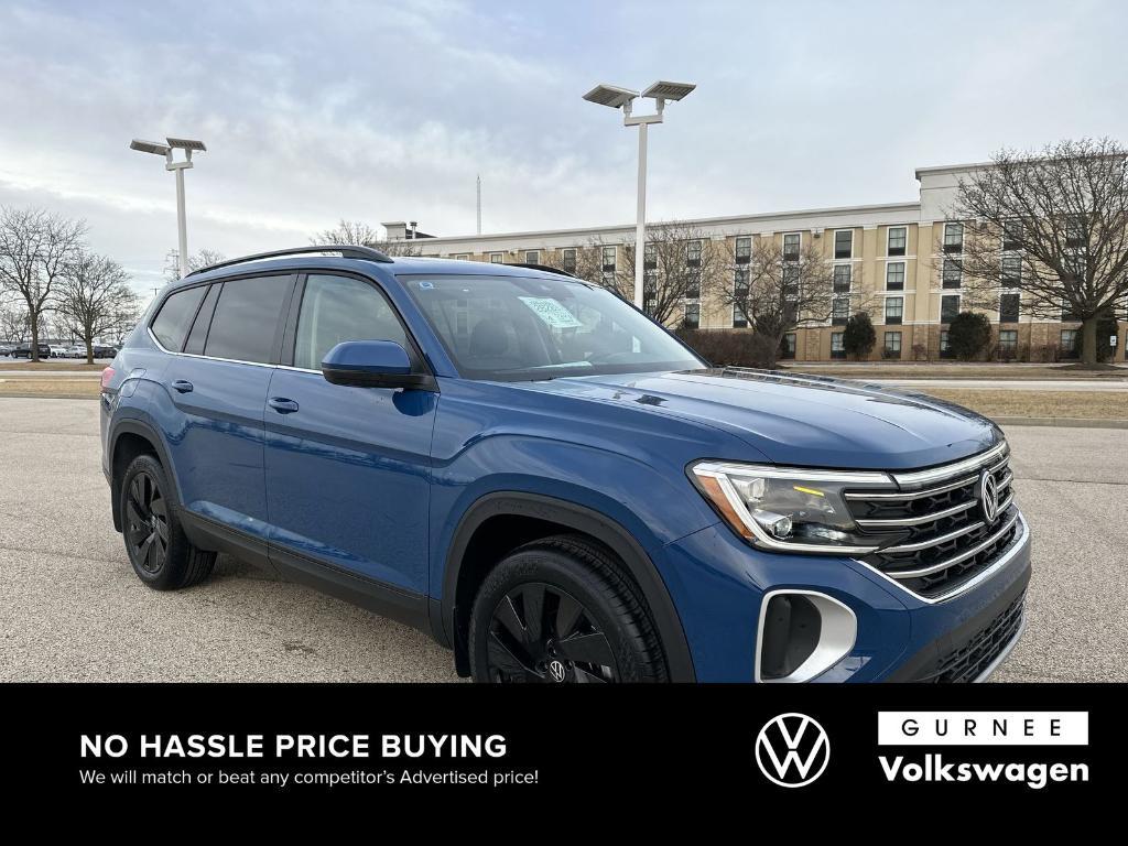 new 2025 Volkswagen Atlas car, priced at $42,718