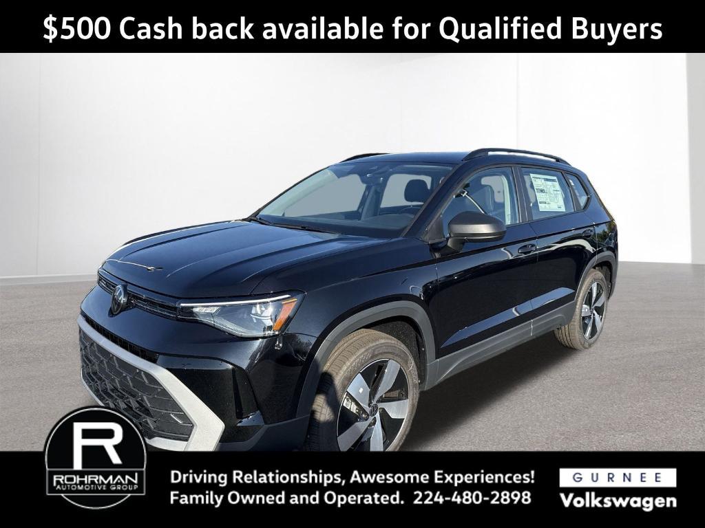 new 2025 Volkswagen Taos car, priced at $28,170