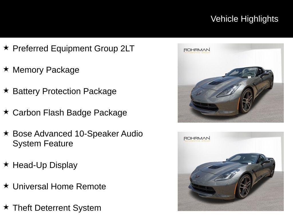 used 2016 Chevrolet Corvette car, priced at $48,264