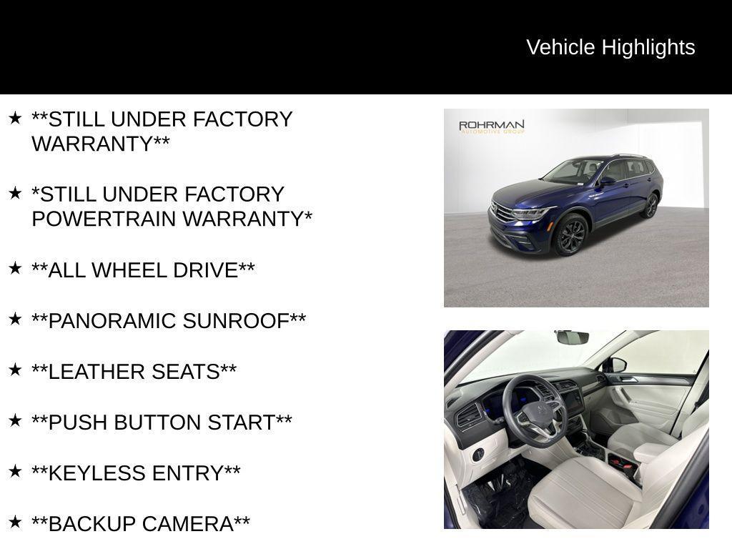 used 2022 Volkswagen Tiguan car, priced at $22,902