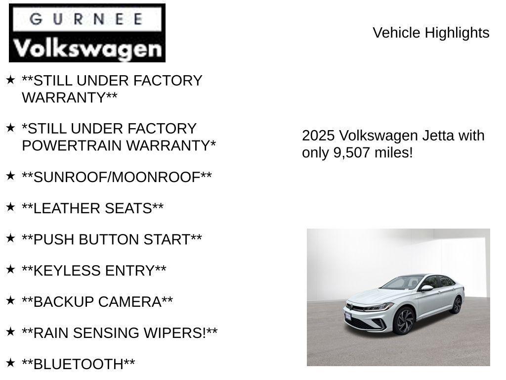 used 2025 Volkswagen Jetta car, priced at $26,348