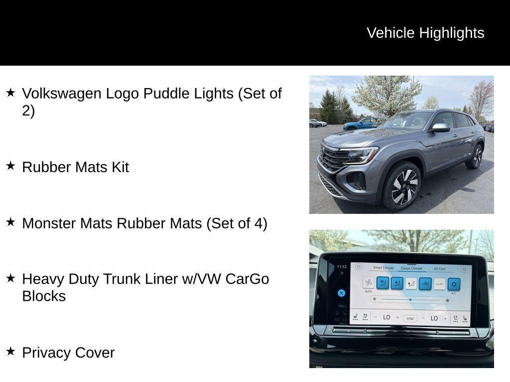 new 2025 Volkswagen Atlas Cross Sport car, priced at $42,952