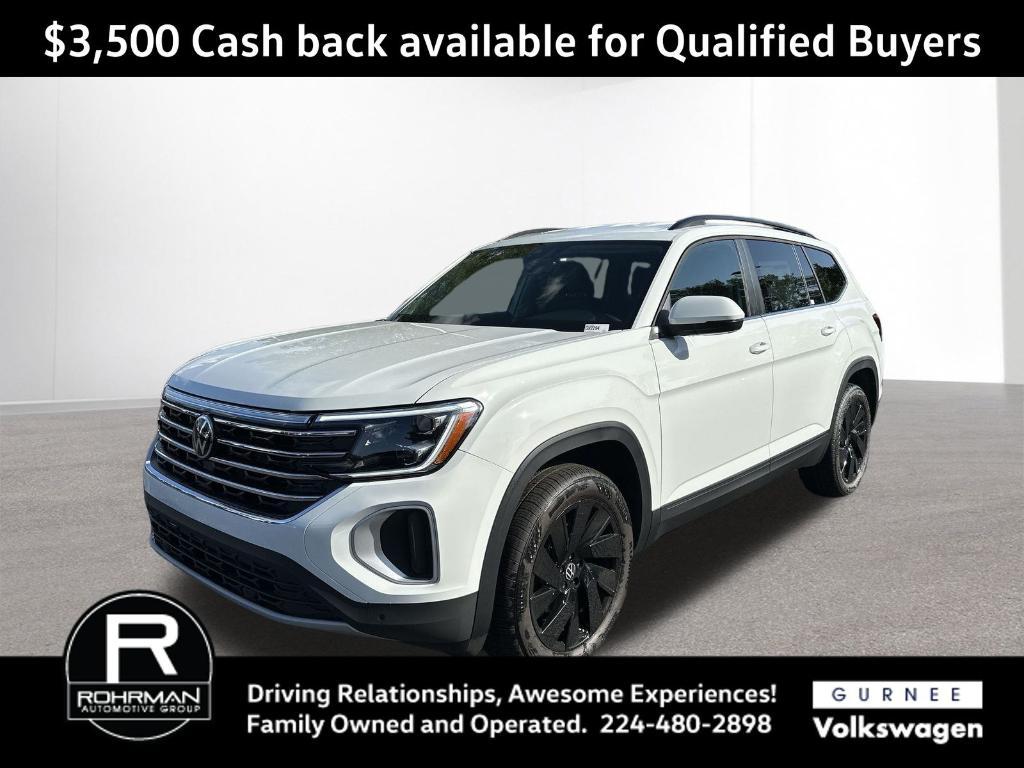 new 2025 Volkswagen Atlas car, priced at $39,116