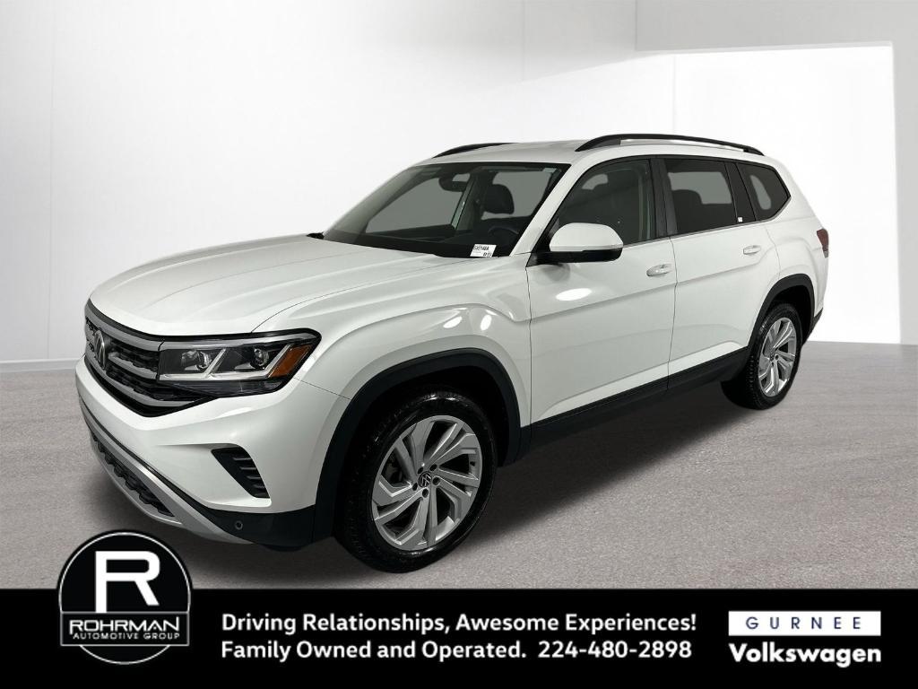 used 2021 Volkswagen Atlas car, priced at $20,651