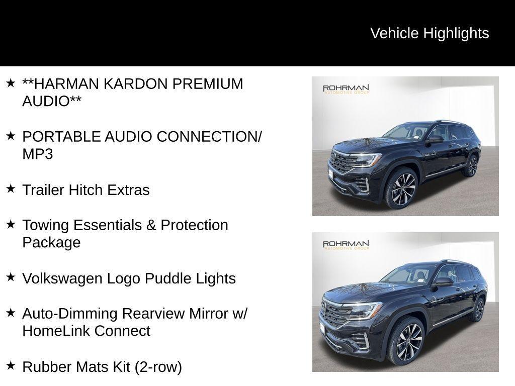 new 2025 Volkswagen Atlas car, priced at $49,808
