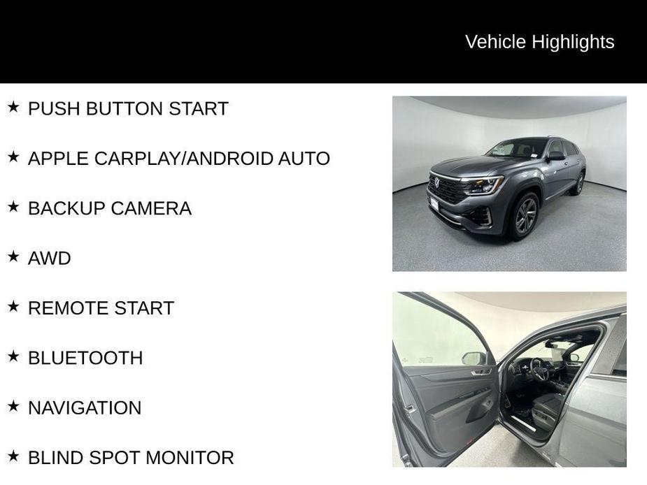 new 2024 Volkswagen Atlas Cross Sport car, priced at $40,299