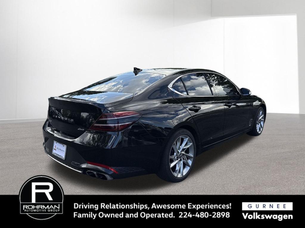 used 2022 Genesis G70 car, priced at $25,336