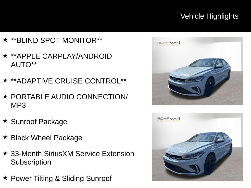 new 2025 Volkswagen Jetta car, priced at $28,620