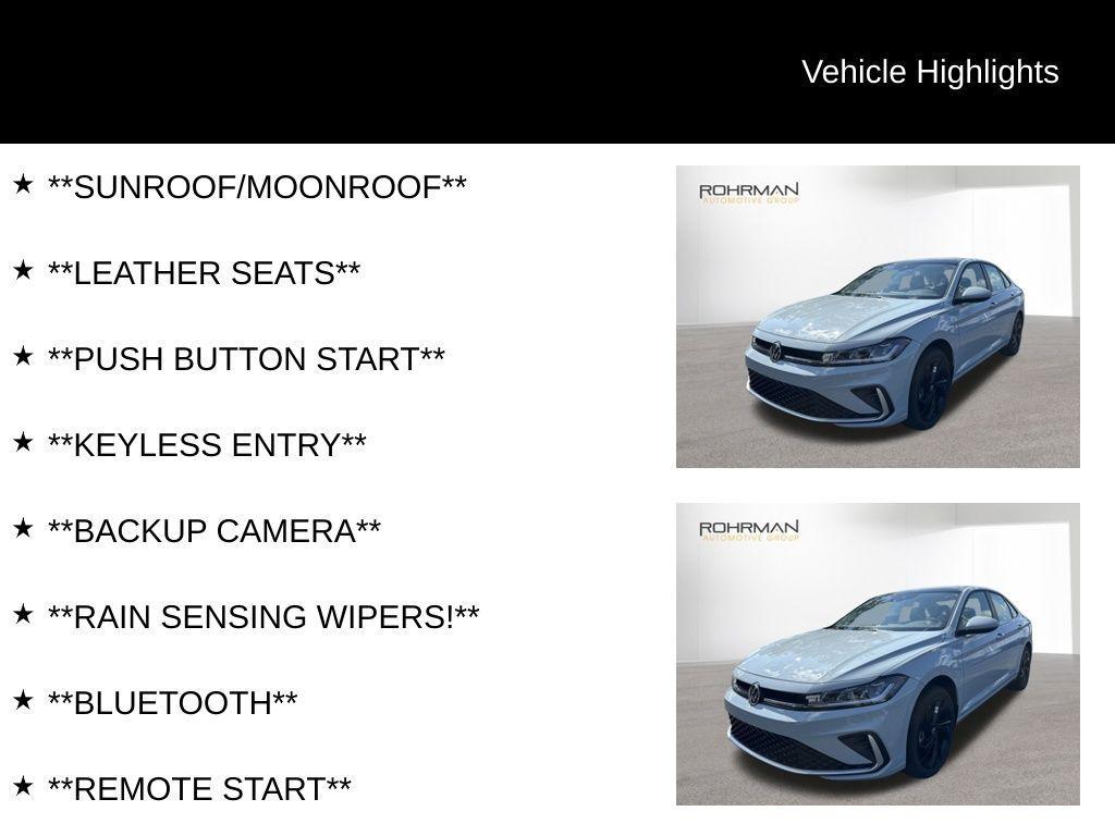 new 2025 Volkswagen Jetta car, priced at $28,620