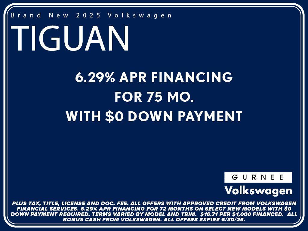 new 2025 Volkswagen Tiguan car, priced at $37,416