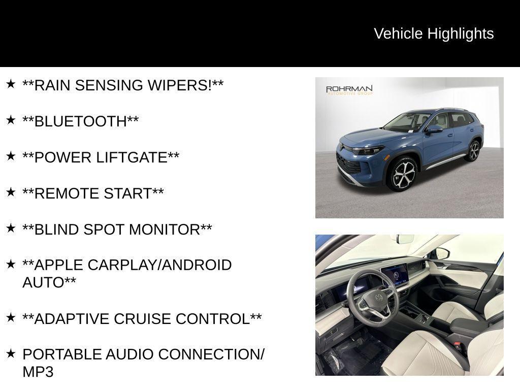 used 2025 Volkswagen Tiguan car, priced at $35,995