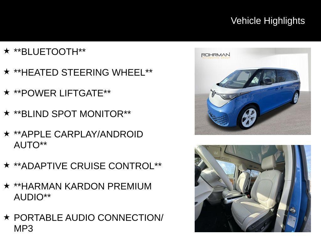 new 2025 Volkswagen ID. Buzz car, priced at $67,436