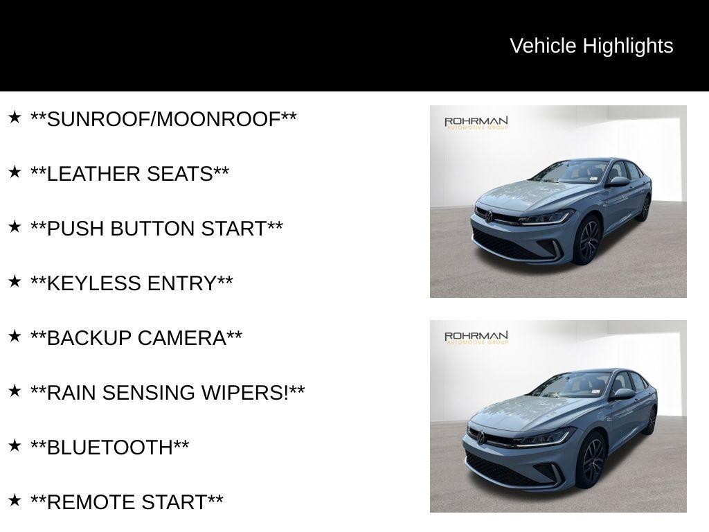 new 2025 Volkswagen Jetta car, priced at $27,557