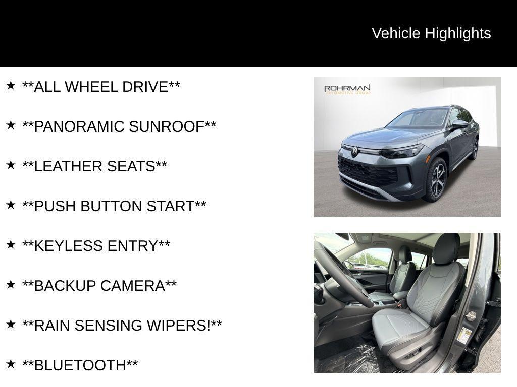 new 2025 Volkswagen Tiguan car, priced at $35,474