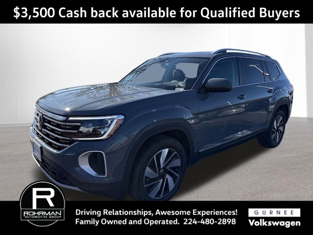 new 2025 Volkswagen Atlas car, priced at $43,065