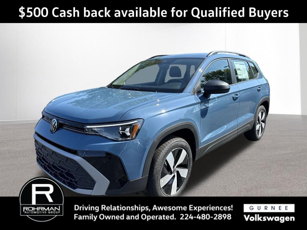 new 2025 Volkswagen Taos car, priced at $27,790