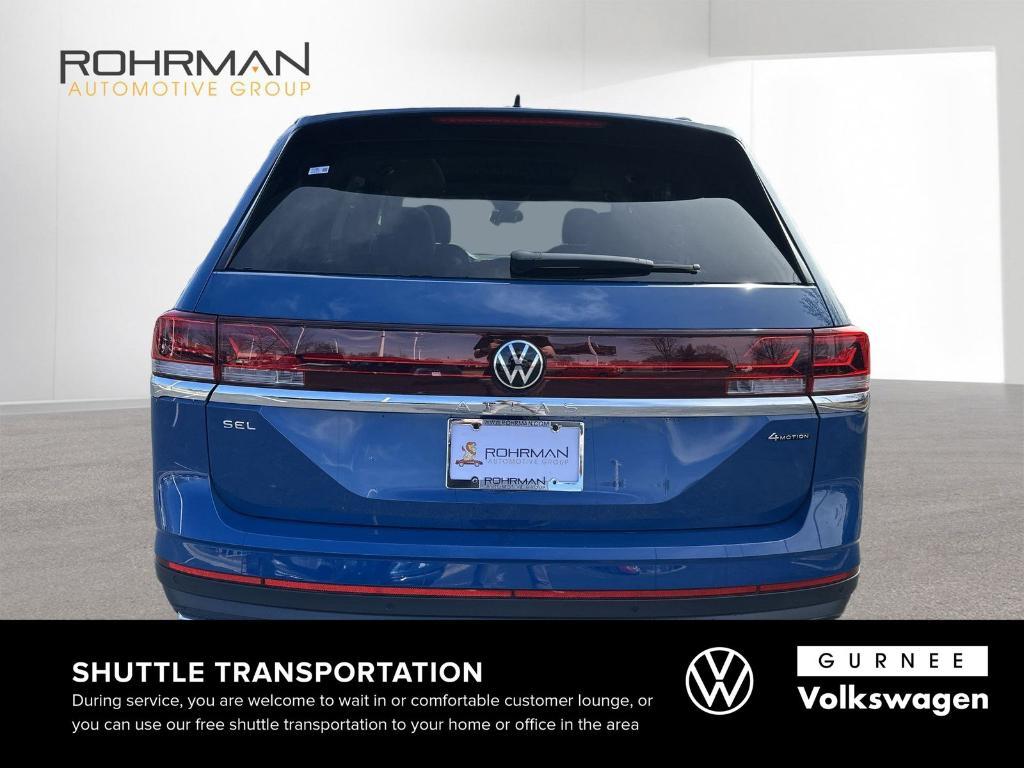 new 2025 Volkswagen Atlas car, priced at $46,670