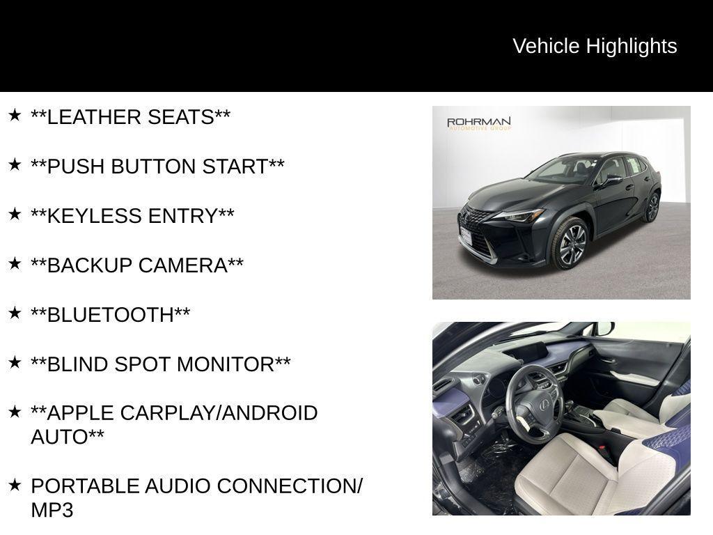 used 2022 Lexus UX 200 car, priced at $26,600