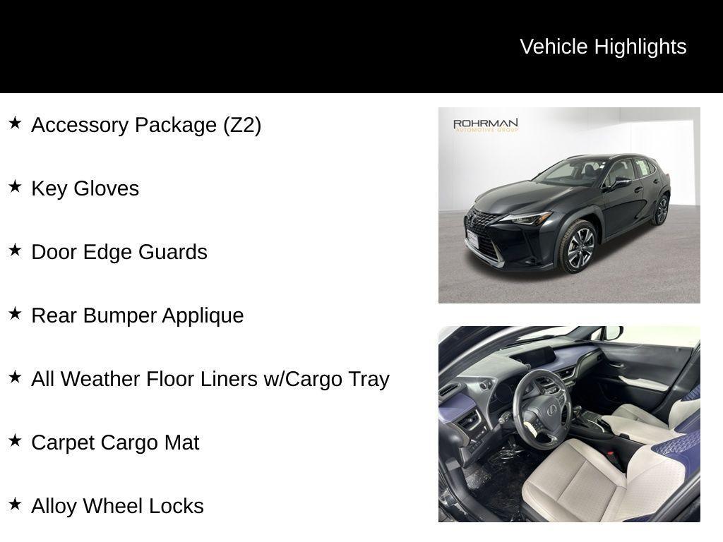 used 2022 Lexus UX 200 car, priced at $26,600