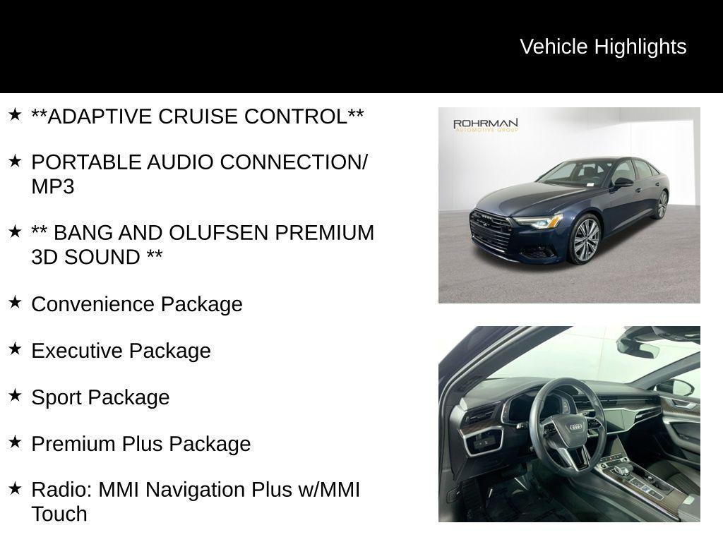 used 2021 Audi A6 car, priced at $25,498