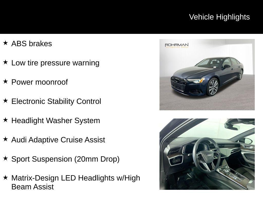 used 2021 Audi A6 car, priced at $25,498
