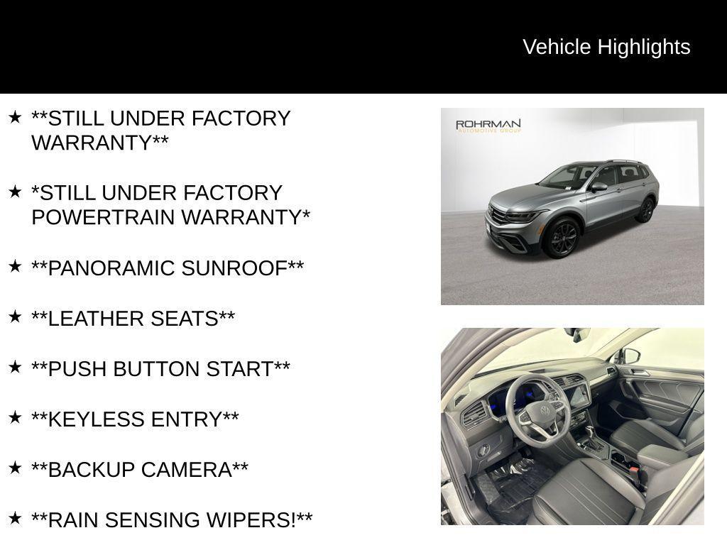 used 2023 Volkswagen Tiguan car, priced at $22,398