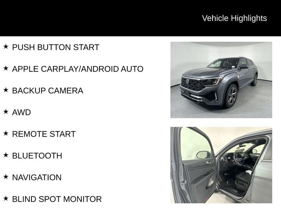 new 2024 Volkswagen Atlas Cross Sport car, priced at $40,299